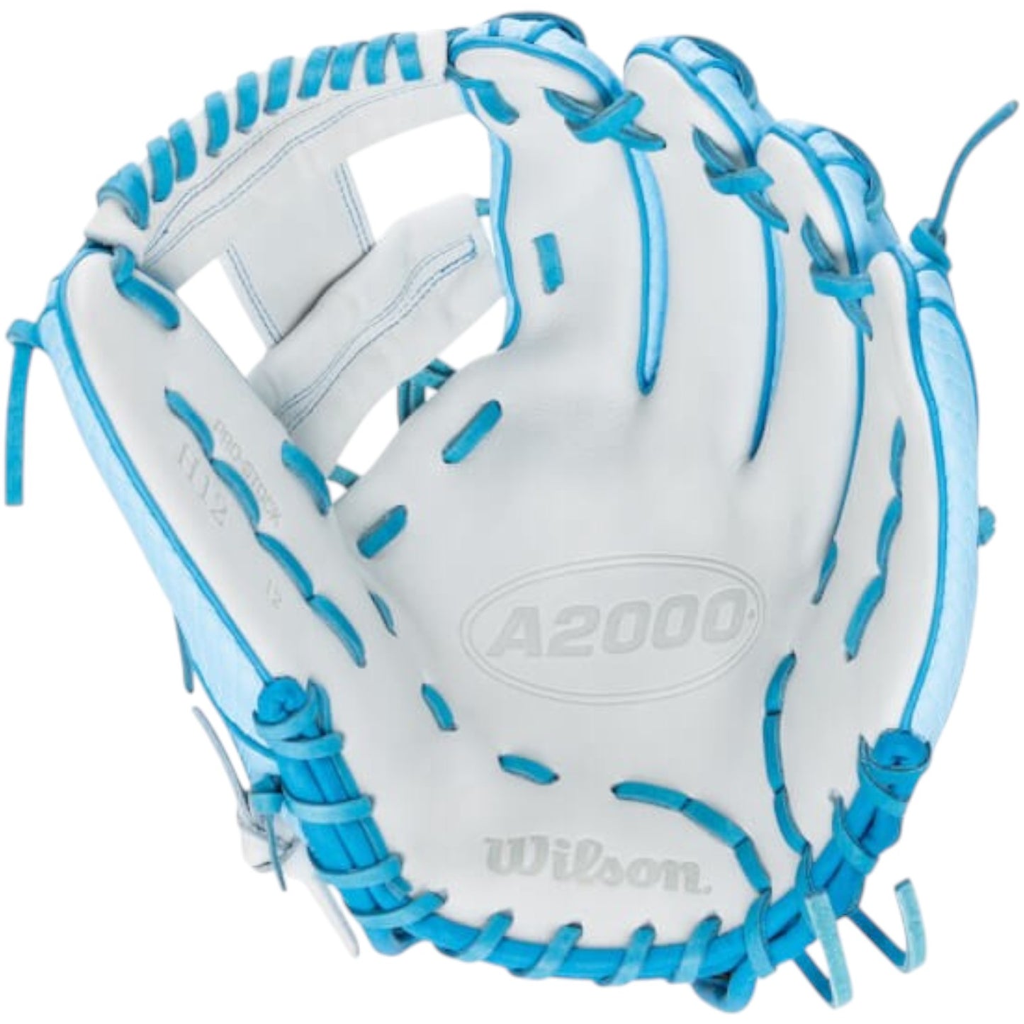 Guante De Beisbol Softbol Wilson A2000 Blanco Con Azul 12 In Lanzador Diestro